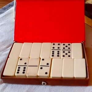 Vintage Dominoes Game Domino by cardinal